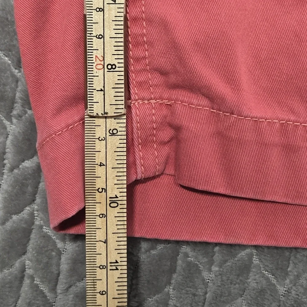 Polo Ralph‎ Lauren Shorts Men 42 Pink Blue Pony Twill Relaxed Fit Golf Chino